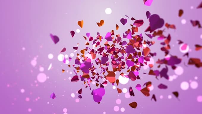 create valentine day romantic gift video for your love
