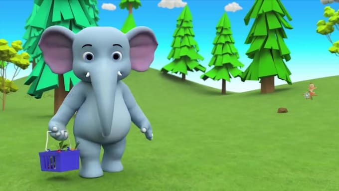 Do 2d 3d kids animation, learning, nursery rhymes, cartoon music vide0 by  De_mercy001 | Fiverr