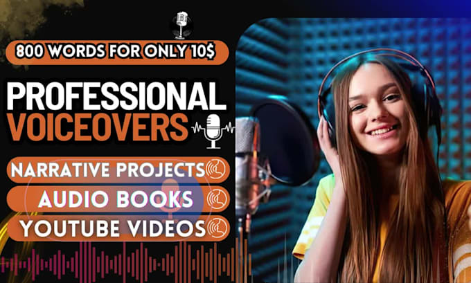record a professional british female voiceover