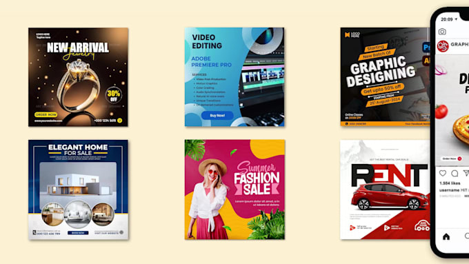 do custom social media posts design that get attention