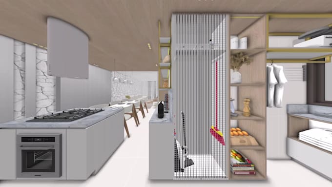 do interior design, documentation set and shop drawings