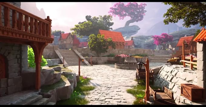 Design open world 3d environment, game map and level in unreal engine ...