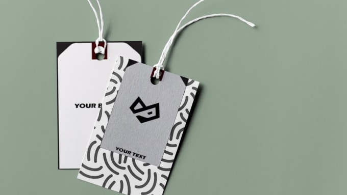 Design clothing tags, hang tags, and neck labels by Atrseye