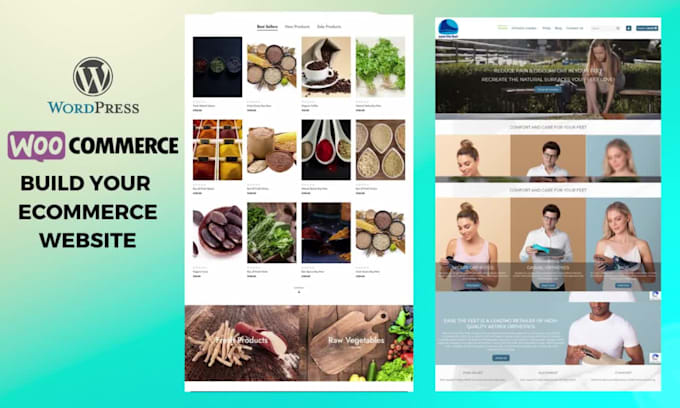 build wordpress ecommerce website with full functionality