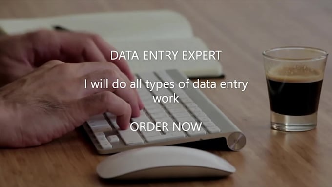 do expert in data entry work in one hour