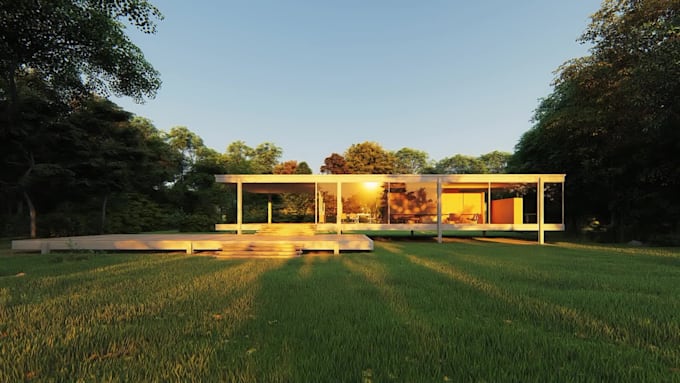 do 3d realistic architectural animation video