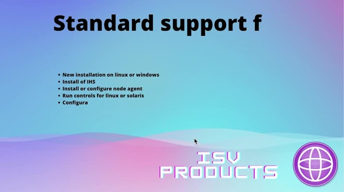 support IBM websphere application server