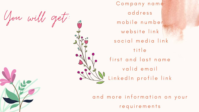 provide qualified b2b lead generation service