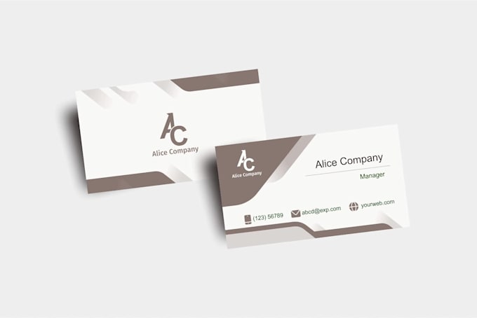 Design a unique name card for your brand or business by Bgwahyu | Fiverr