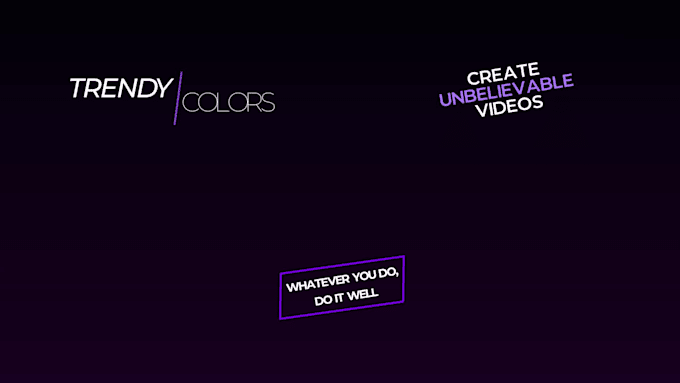do kinetic typography animation video with motion graphics