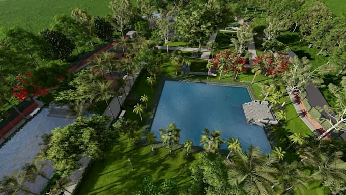 do an architectural exterior and interior rendering