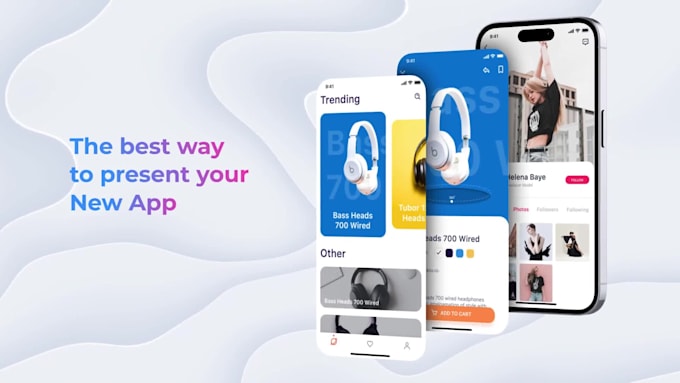 make attractive app promo and customized app explainer