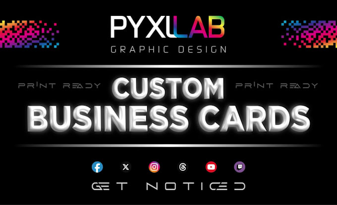 create custom print ready business cards
