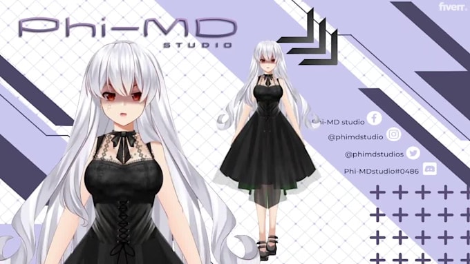 rig perfect live2d anime character for vtuber and animate it