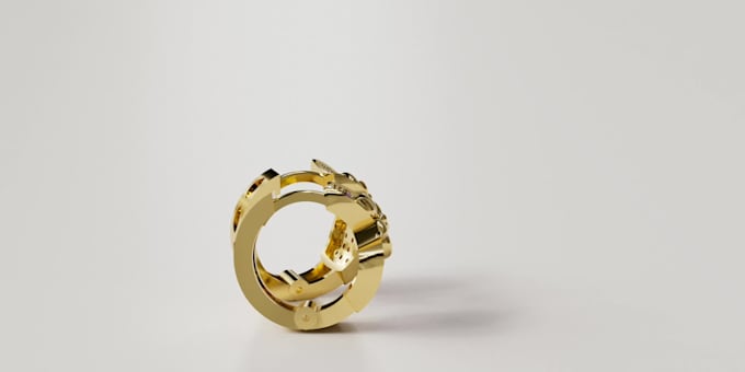 design any type of 3d cad jewelry and render it