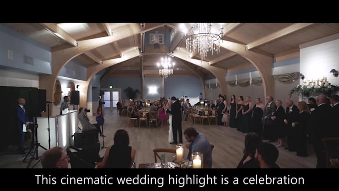 create elegant wedding video