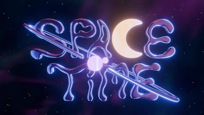 make your 3d custom metalic text or logo animations