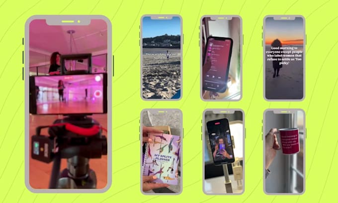 create instagram reels and tiktoks with your content