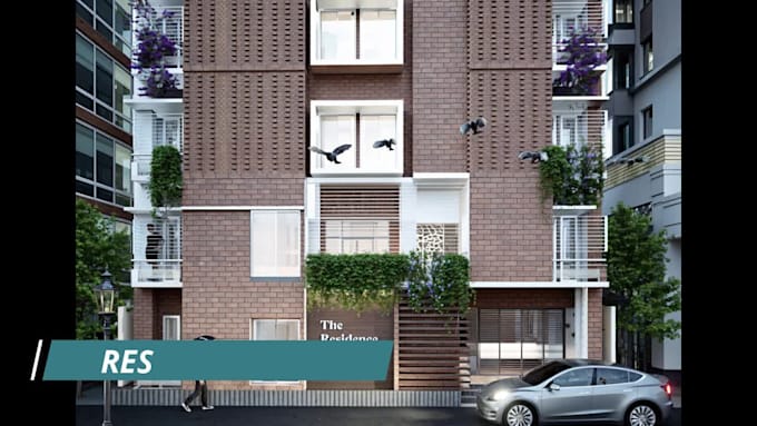 create 3d design and realistic rendering for exterior and interior design