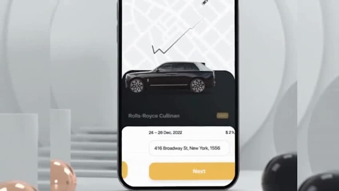 develop car rental app, car rental website, car wash app, and booking app