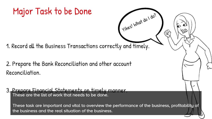 prepare the financial statement for the company