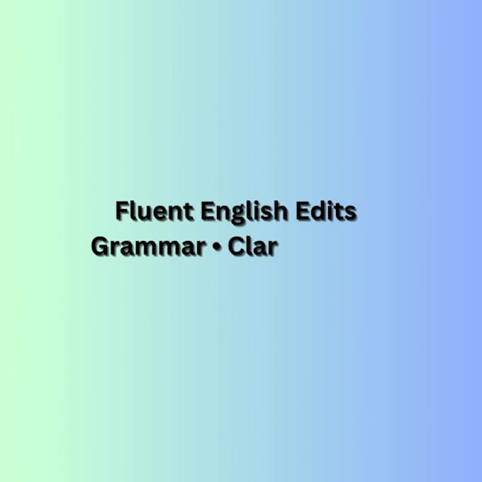 professionally edit and proofread your english writing fast