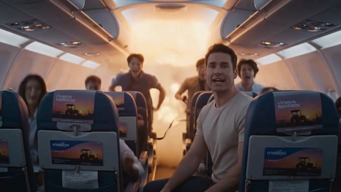 create ai ads on cans, bottles, and realistic video scenes with actors
