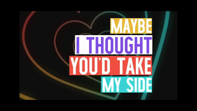 do kinetic typography, lyrics video, motion grahics, text animation after effect