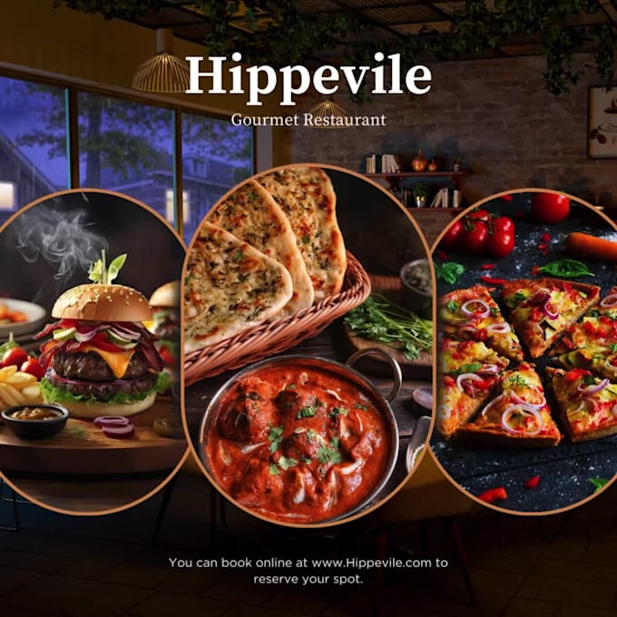 design restaurant and food menu , poster , flyer , brochure