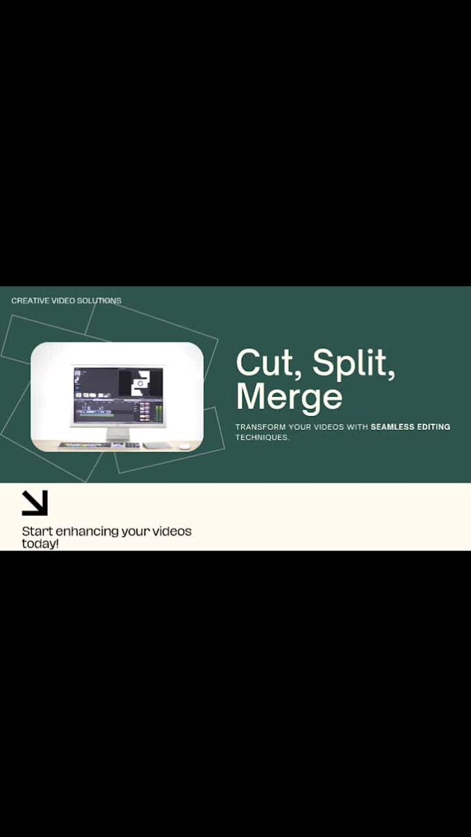 cut, trim, resize, split, and merge your videos