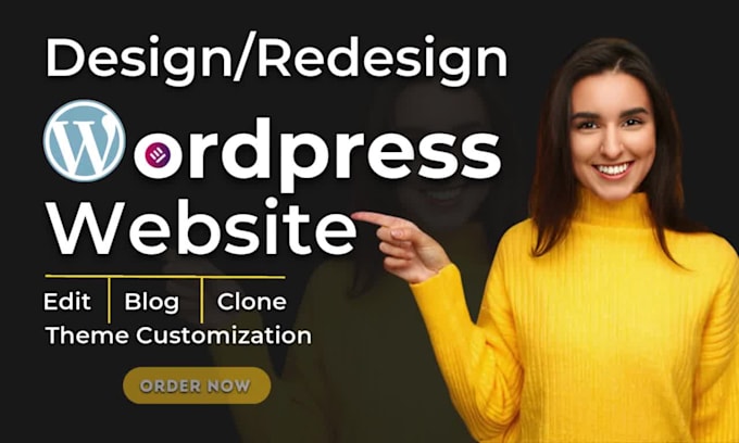 design, redesign wordpress website, website development, wordpress website edit