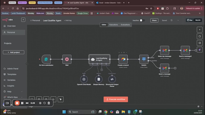 build ai lead qualification and sales automations in n8n