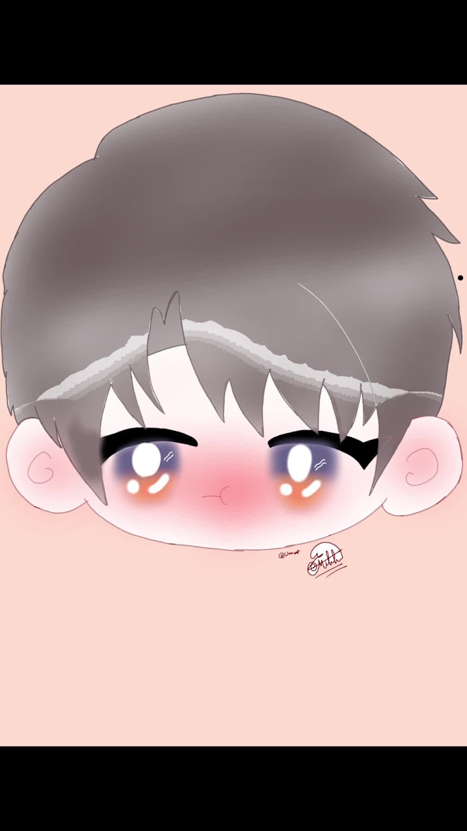 draw cute chibi headshots