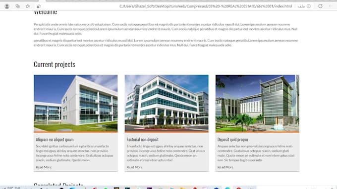 send you  source code of nice website