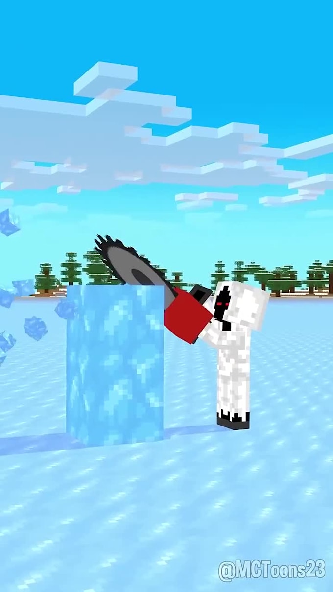 make funny 3d minecraft animation at an acceptable high quality