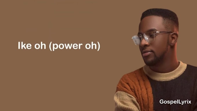 create an amazing lyrics video for your gospel music