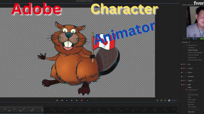 Create and design adobe character animator, 3d character animation by  Denislawrence | Fiverr