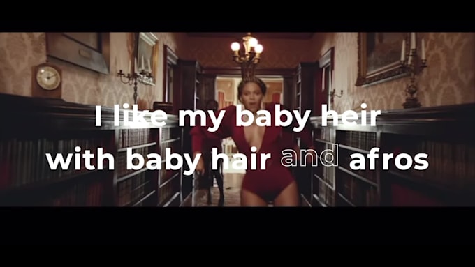 create a lyric video with text as you speak with illusions