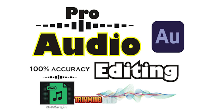 audio editing fix repair cleaning trim split cut marge sync