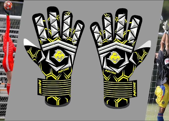 design goal keeper gloves,