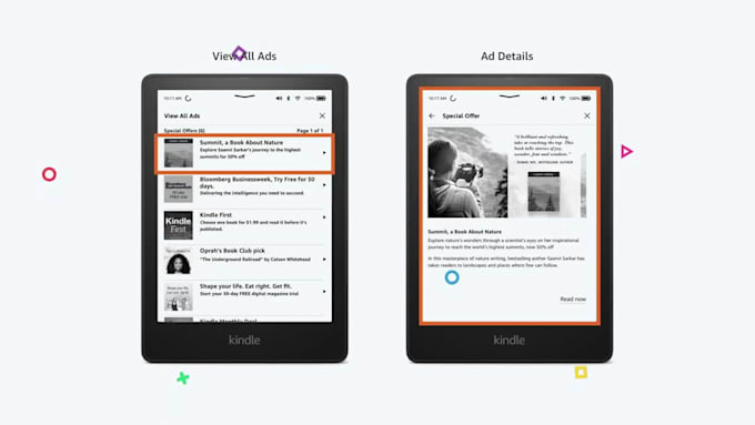 remove ads from kindle readers