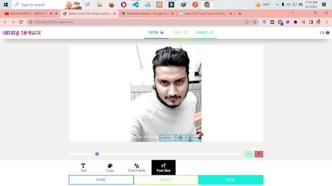 build image editor by javascript and PHP or nodejs