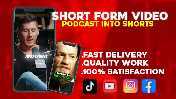 edit and repurpose your podcasts into short form video clips
