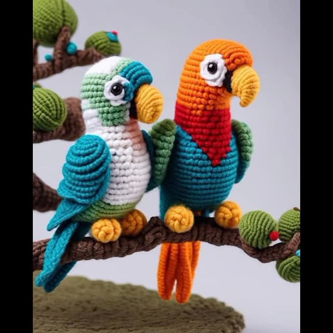 creat beautiful crochet amigurumi animals