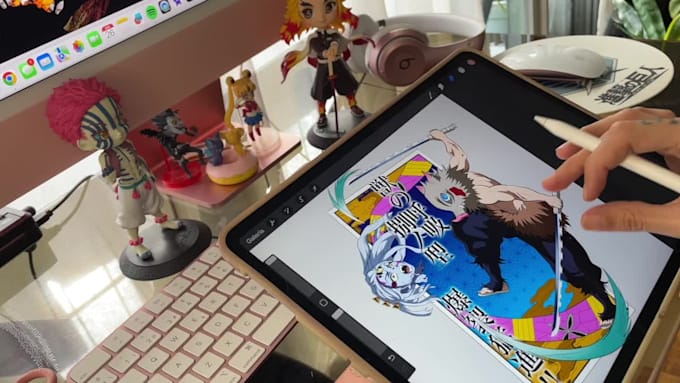 Customize Anime Create a custom anime t shirt design for you by Soledadlennon | Fiverr