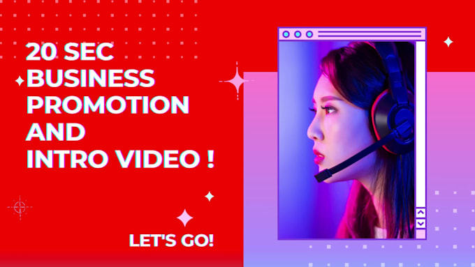 create teaser, trailer, promo intro video for social media business marketing