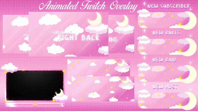 create animated twitch overlays and panels