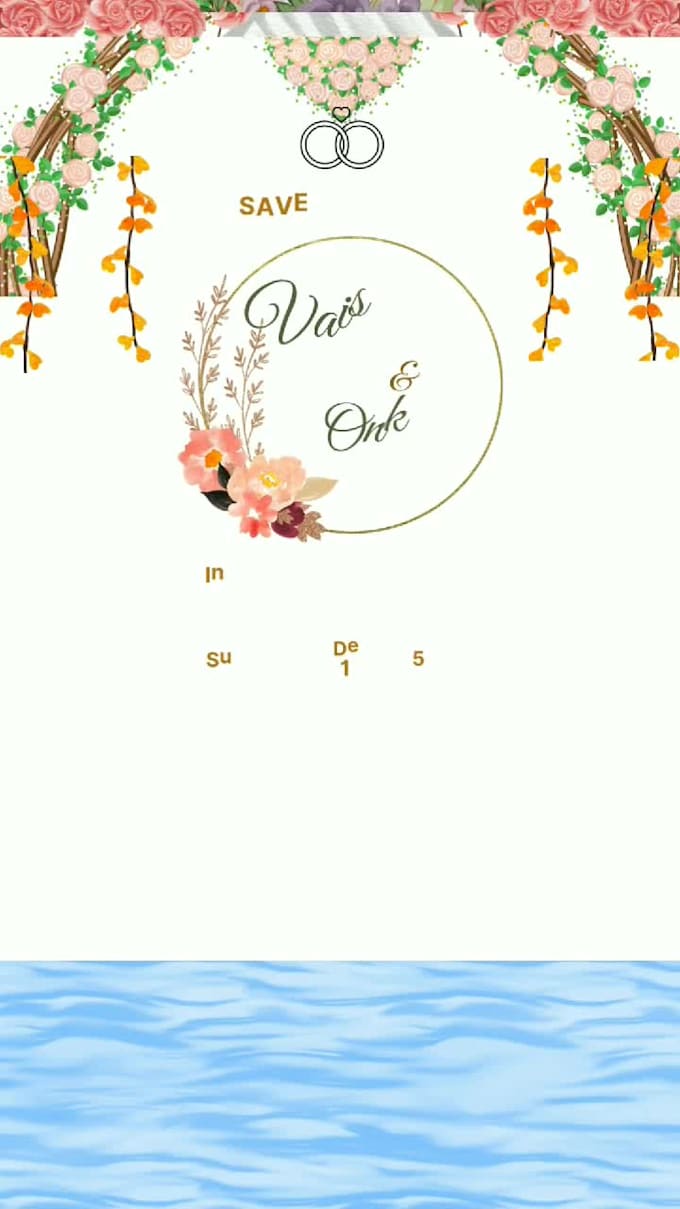 design a wedding invitation card and videos