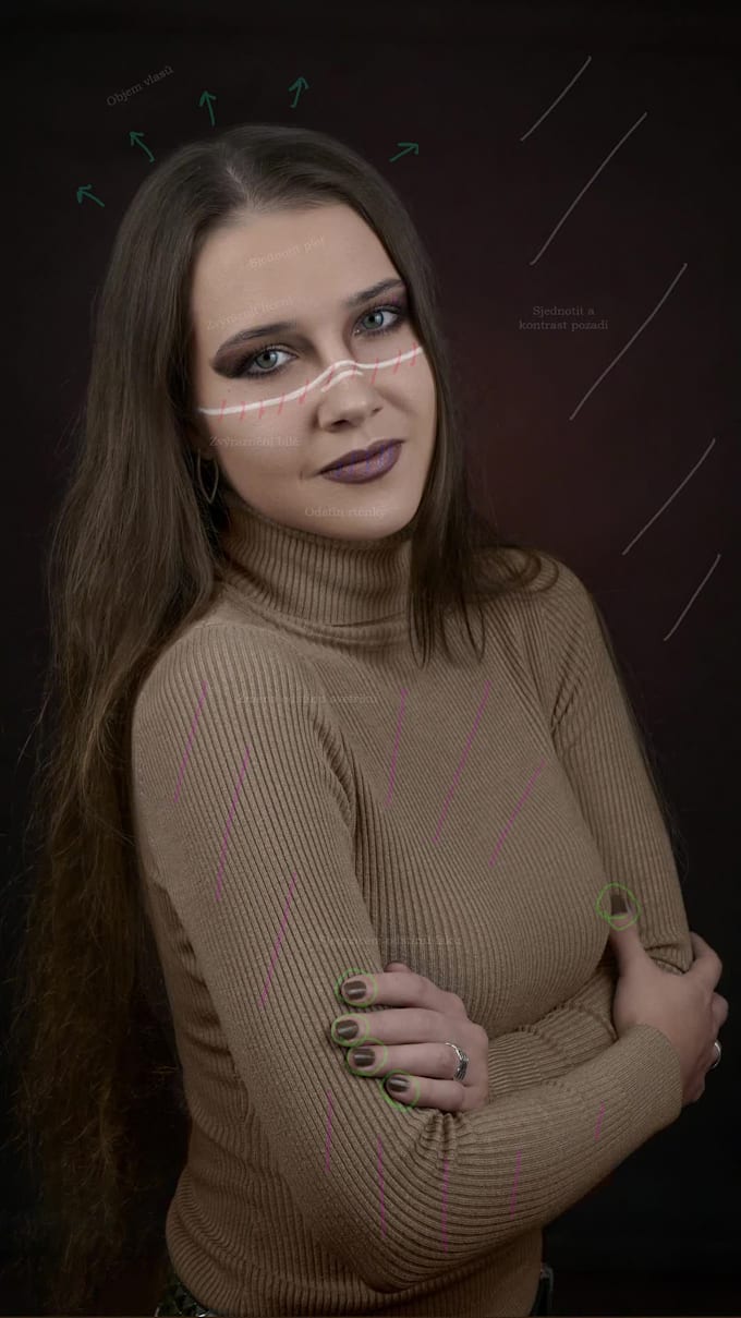 provide natural and flawless retouching for portraits
