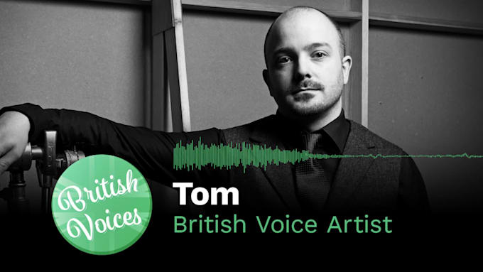 be your professional male british voiceover